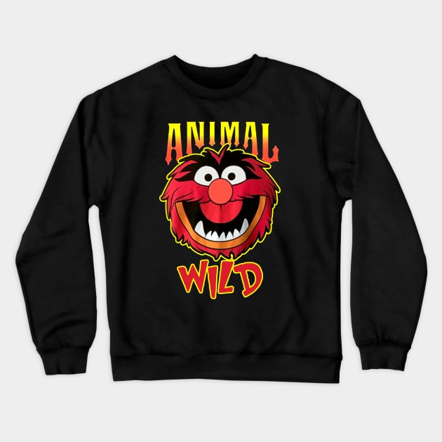 Animal Wild! Crewneck Sweatshirt by V2Art